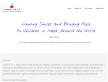 Tablet Screenshot of childrenshelp.org